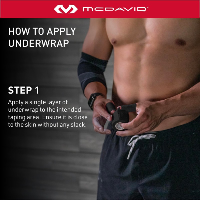 McDavid Athletic Foam UnderWrap, Lightweight Sports Wrap for Pre-Taping Support