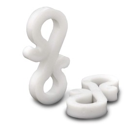 S4U Gutter Hooks, Gutter Hook Multi Pack for Securing String Lights to Guttering Indoor and Outdoor Usage (120 - White)