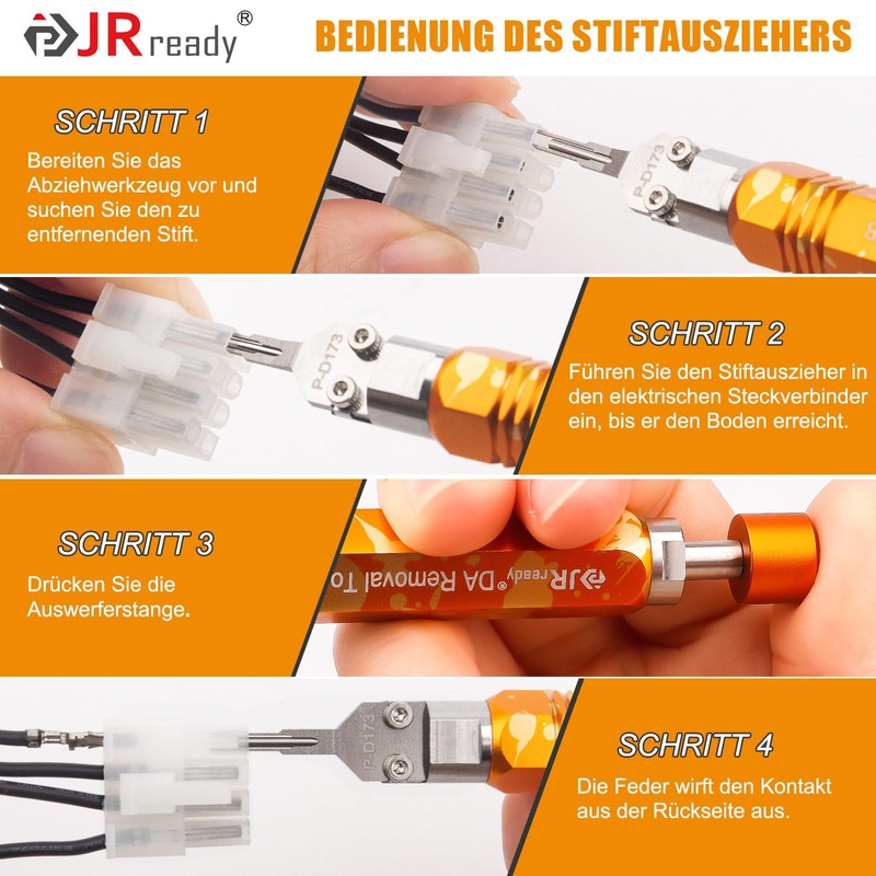 JRready 3pcs Mini-Fit Jr Molex Micro Fit Release Tool for