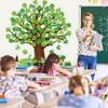 Whaline 111Pcs St. Patrick's Day Shamrock Tree Cutout Spring Classroom
