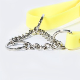 Fleuff Waterproof Martingale Dog Collar (Mellow Yellow, Small)