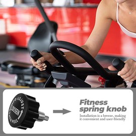 Yardwe Pasador de Bola para Bicicleta de Tirar del Pasador reemplazo de Perilla Bicicleta Ejercicio Bicicleta estática Bicicleta Equipo de Entrenamiento Mando Accesorios