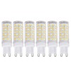 6pcs 90LED G9 Light Bulb 9W 220V Dimmable Soft Warm