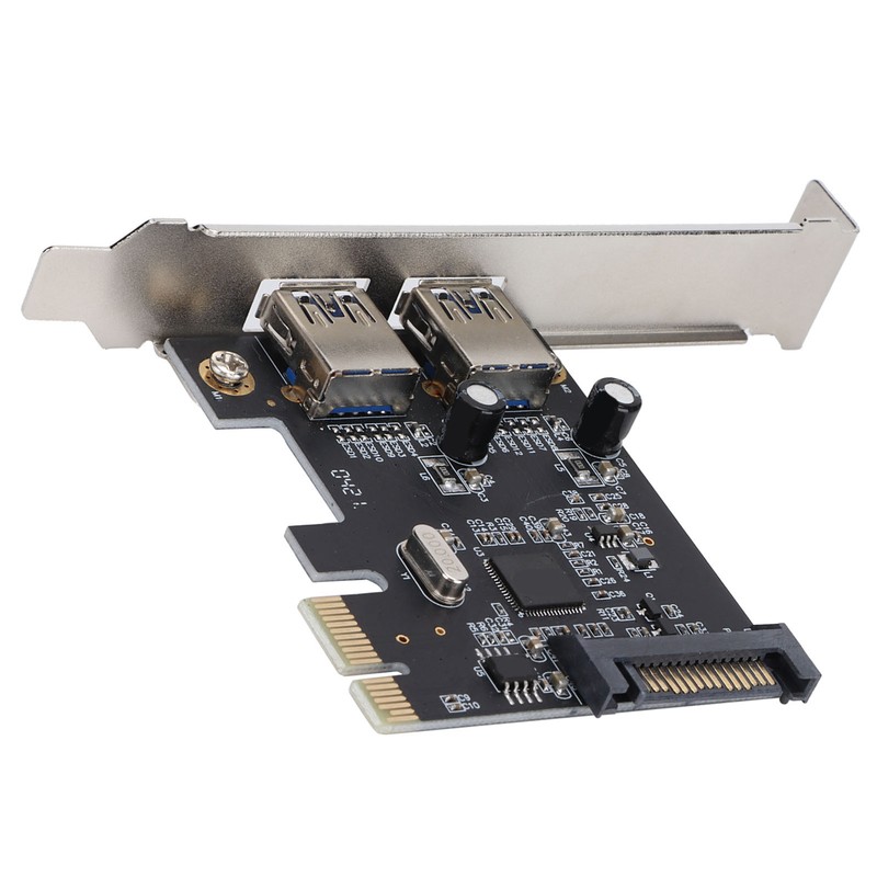 PCIE Expansion Card USB3.0 5Gbps HighDpeed Transmission TwoPort Desktop Computer