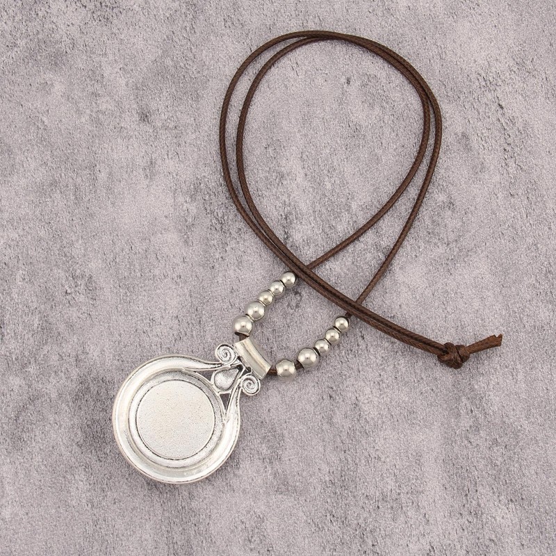 joymiao Chunky Necklace for Women Bohemian Long Leather Rope Necklace