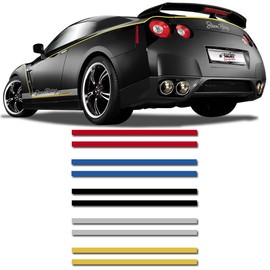 AUTO-STYLE AUTO-STYLE Universelle selbstklebende Pin-Stripe AutoStripe Cool270 - Silber - 2+2mm x 975cm