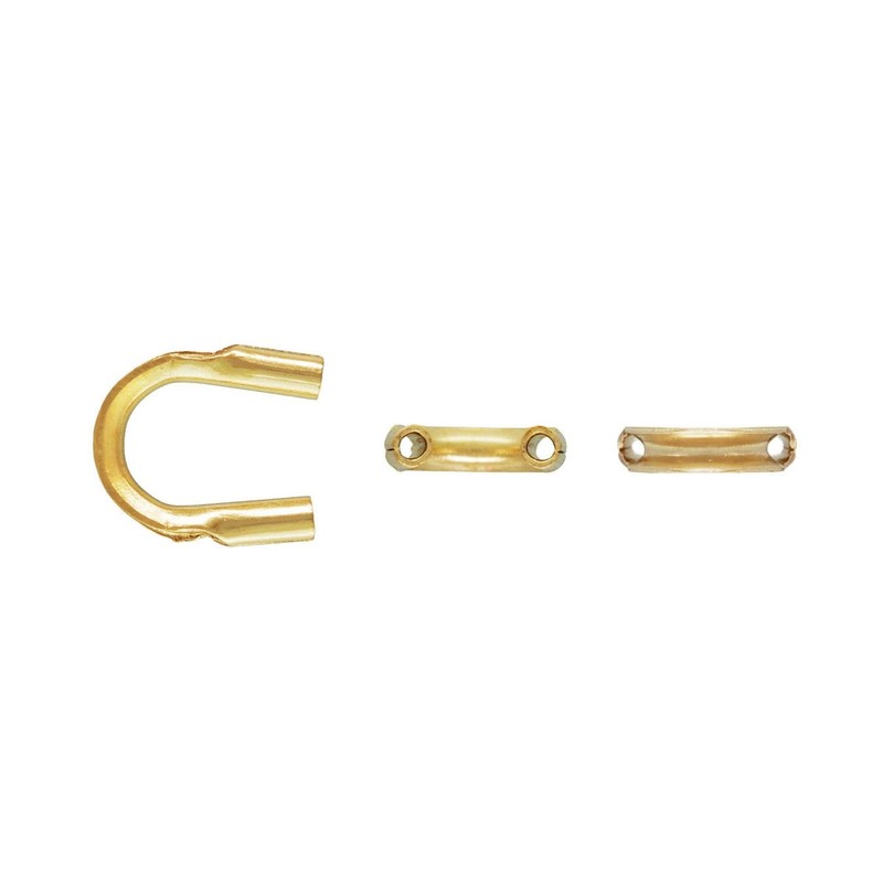 50pcs Adabele Real 1/20 14K Gold Filled Wire Guard Thread
