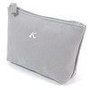 Kitamura BN0004 Canvas Pouch, light gray 82821