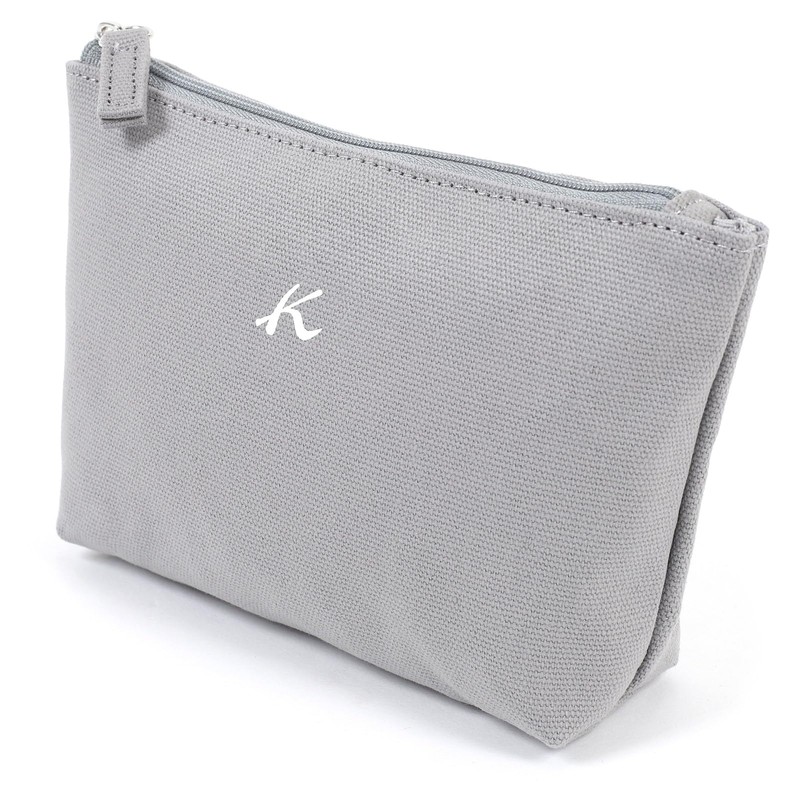 Kitamura BN0004 Canvas Pouch, light gray 82821