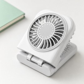 Allxin Rechargeable Personal Fan with Lanyard, Portable Handheld Fan Foldable 0-180°, Small Purse Fan for Travel, Quiet Desk Fan for Office Home Outdoor