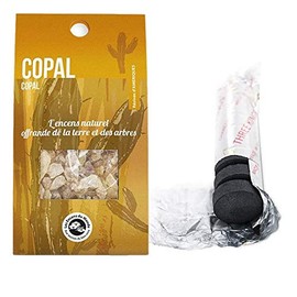 Les Encens du monde Copal resin to burn + roll of 10 coals