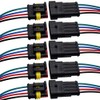4 Pin Connector Waterproof Connector, Male and Female Way 16