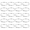 PATIKIL 5 Inch Adjustable Pipe Hose Clamp, 20 Pack Stainless