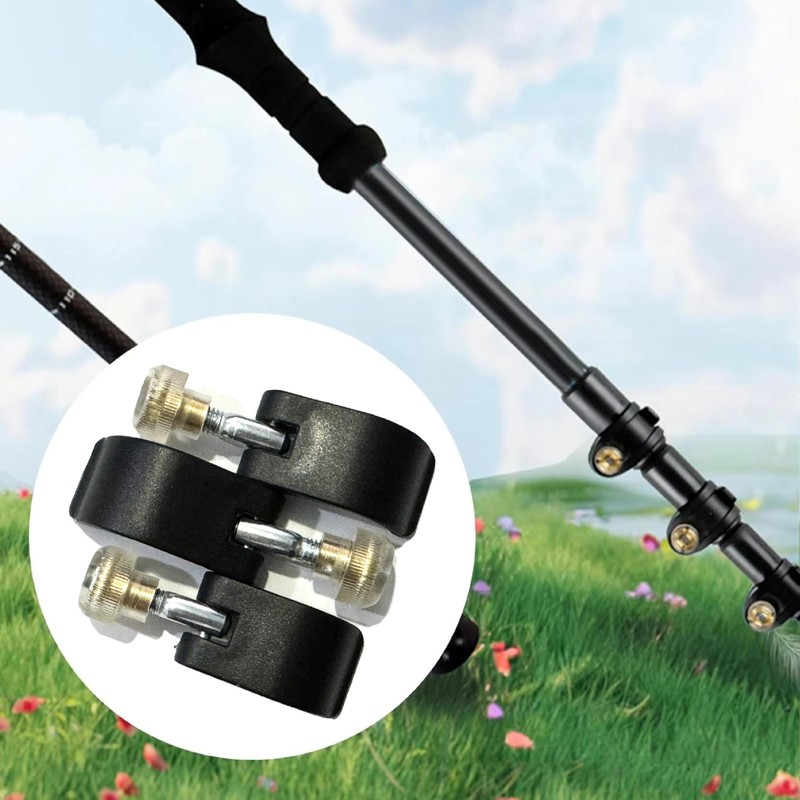 Ultralight Pole clamp with nut Screws & Installation Tool for
