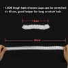 Xutong Disposable Shower Caps 100 Pieces Transparent with Elastic Hair