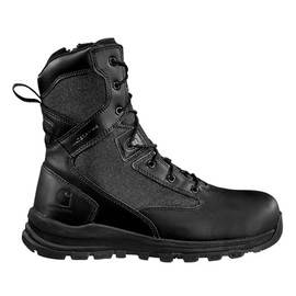 Carhartt Men's Gilmore Waterproof 8" Side Zip Nano Toe Work Boot Military and Tactical, Black, 10.5
