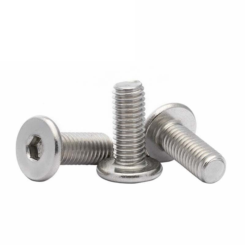 Low Profile Thin Head Stainless Steel Bolts Hex Head 6-30mm