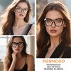 FONHCOO Progressive Reading Glasses for Women Square Blue Light Blocking