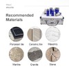 SHDIATOOL Tile Diamond Drill Bits Set,Porcelain Hole Saw, Cutter for