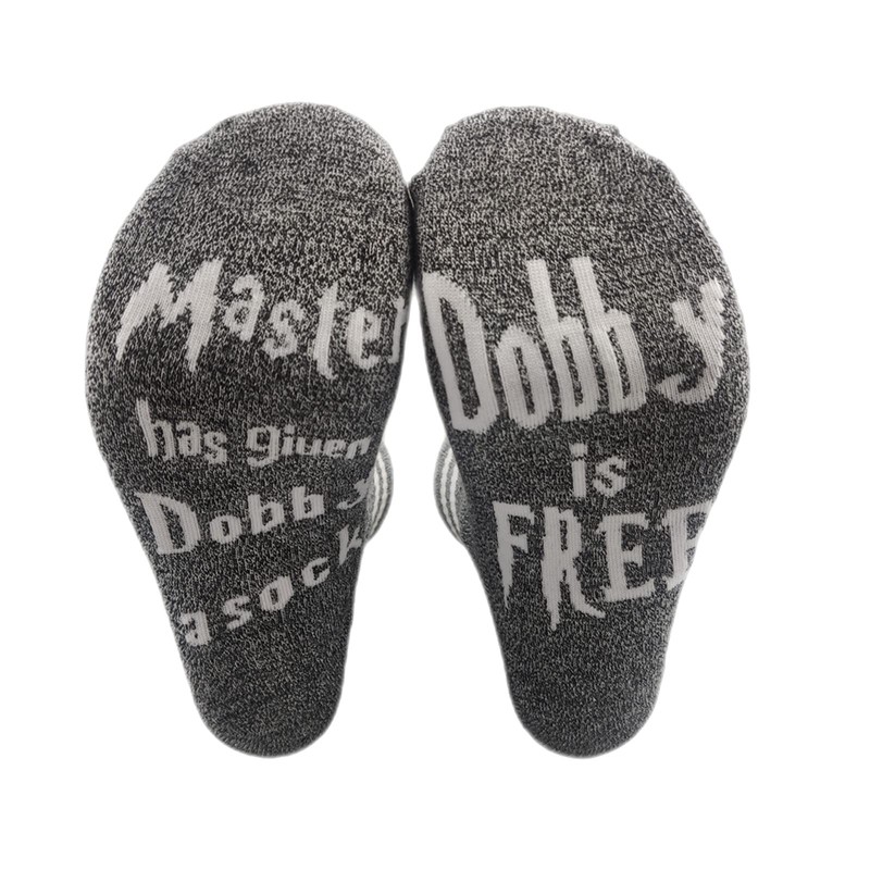 Inmeilifus Novelty Dobby Socks Funny Cotton Knitted Sox Cute Christmas
