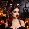 DIYCUT Set of 3 Gothic Hair Accessories - Red Rose