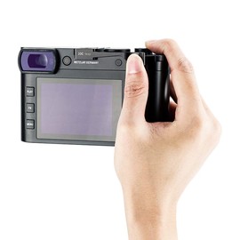 JJC Hot Shoe Thumb Grip Metal Hot Shoe Thumb Rest for Leica Q2 DSLR Camera Hand Grip, Thumb Up Grips, Better Balance and Grip - Silver