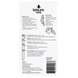 Leisure Time Bromine & Chlorine Test Strips Spa and Hot Tub 50 Strips | 45006A