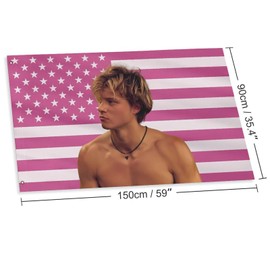 3x5 Ft Outdoor Indoor JJ Star Maybank flag,Pink Maybank Poster flags Tapestry Banner for Bedroom Living room dorm wall Decorations