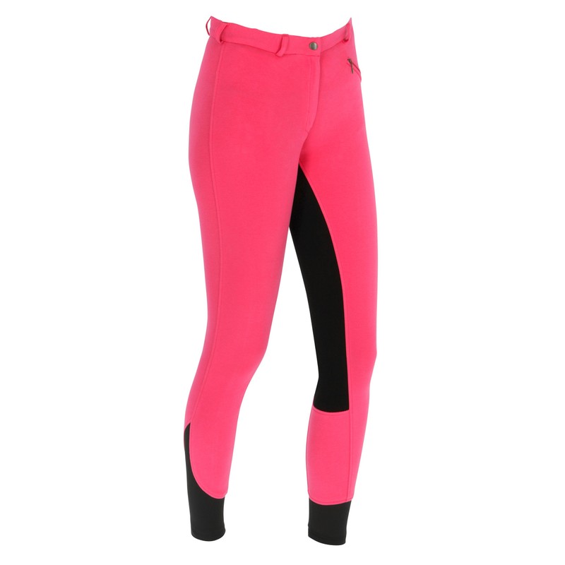 Covalliero Economic Riding Breeches, Full Seat Children's Riding Breeches, Dark