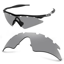 AOZAN ANSI Z87.1 Replacement Lenses Compatible with Oakley M Frame Sweep Vented Sunglasses, Gainsboro Polarised