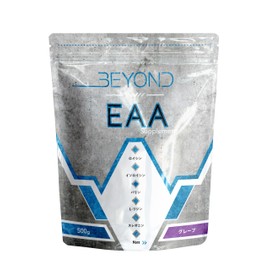 BEYOND ビヨンド 必須アミノ酸 9種類 EAA 人工甘味料不使用 保存料不使用 合成着色料不使用 グレープ味 30食分 500g 国内製造