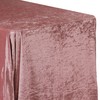 CVL 1 Pc, Velvet 90"X132" Rectangular Tablecloth - Dark Dusty