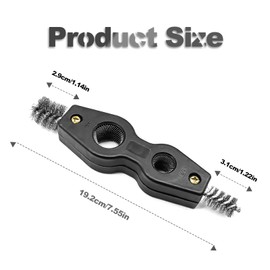 ZOKYUYS 4 in 1 Car Battery Cleaning Brush,Anti-Corrosion Battery Terminals,Copper Pipes Cleaner Brush Tool,Universal for Automotive and Marine for Plumbing Installation Soldering Brazing
