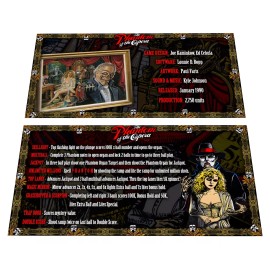 Data East Phantom of the Opera Pinball Custom Apron Instruction Cards