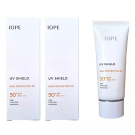 IOPE 아이오페 UV 쉴드 선 프로텍터 XP 60ml x 2개 선크림 선블록 자외선차단 IOPE UV Shield Sun Protector XP 60ml x 2 Sun Cream Sunblock SPF