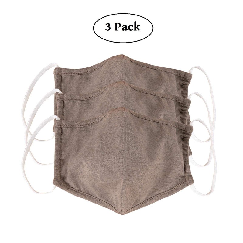 Lofbaz Fabric Mask Cotton Washable Reusable (River Stone - Pack