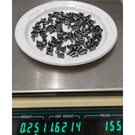 metalcraftusa Rivets Solid Metal Mild Steel Flat Head 1/8" dia. x 5/16" long Fasten (1/4 lb.)
