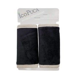Car Seat Strap Pads Covers for Baby Kids, Seat Belt Covers Cushion for boy Girl, Protect Neck and Shoulder rubbing, Anti-Slip Design, Universal for Stroller/Carrier/Pushchair Black