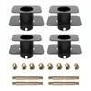 Demimy Rain Chain Gutter Adapter, 4 Pack, Black