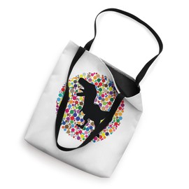 Dot Day Dinosaur Colorful Trex Dinosaur polka Dot Boys Kids Tote Bag