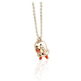 Cute Little Yellow Duck Necklace 3D Solid Cartoon Animal Necklace for Women Friendship Gifts