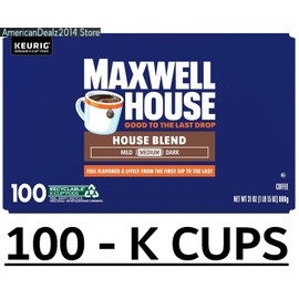 Maxwell House 100 Count - Maxwell House Medium Roast K-Cup Coffee Pods House Blend FRESH!!