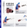 AIRSEE Sanding Bands for Electric Nail Drill 100 Piece Set