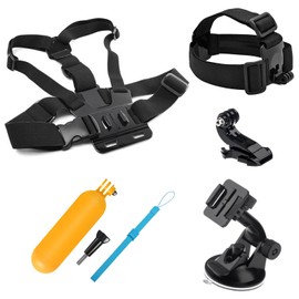 SHOOT 4-in-1 Outdoor-Sport-Anzug für GoPro Hero 12/11/10/9/8/7/6/5/4/3+/3 SJ4000 SJ5000 SJ6000 und andere Sportarten Kamera