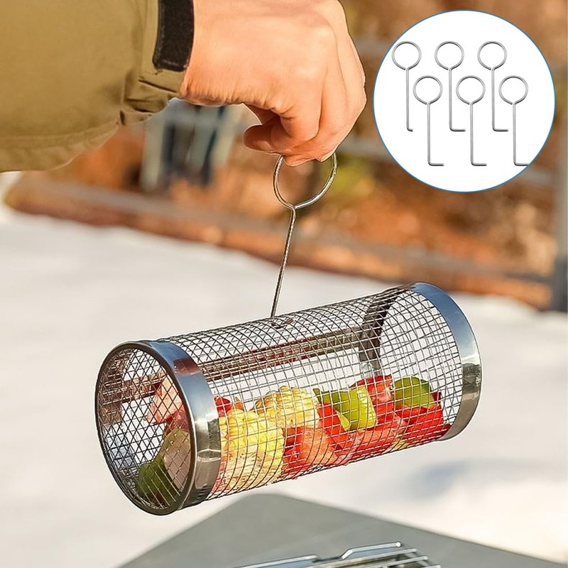 WUSJCOF 6pcs Stainless Steel Drain Key Lifting Hook Drain Grille