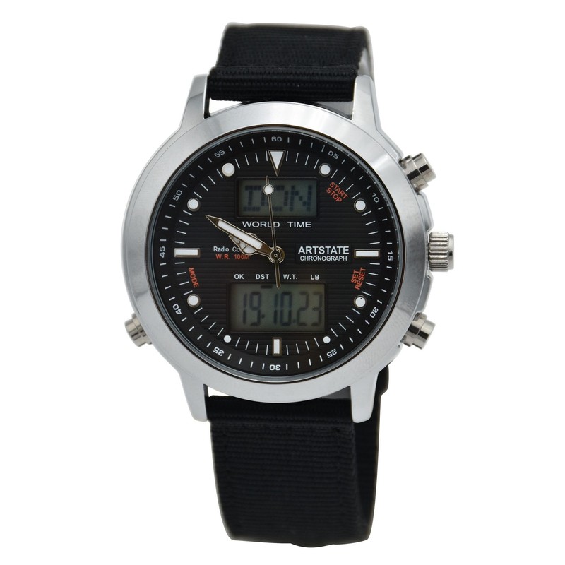 Artstate AS3206A Men's Wristwatch, Radio Solar, Business, Popular, Stylish, Brand,
