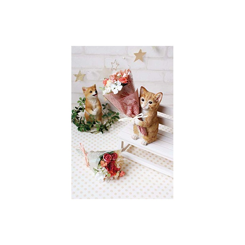 Maruwa Trade (丸和貿易) CT Mignon Bouquet Cat American Shorthair 8.7×10.7×15cm
