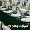 BRILLMAX 4 Pack Hunter Green Tablecloths for 6 Foot Rectangle