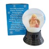 Real Glass Snow Globe with Angel Motif 8 cm