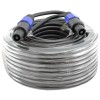 MCSPROAUDIO 100' FT foot 12 awg GA gauge SPEAKON COMPATIBLE SPEAKER TO CABLE CORD PA DJ PRO